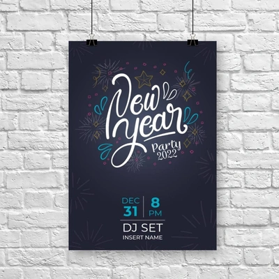  New Years Mockup