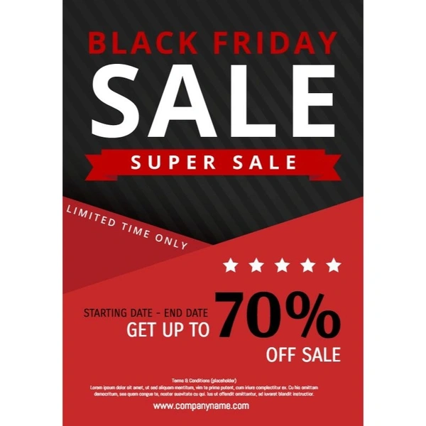  Black Friday Poster - Artwork